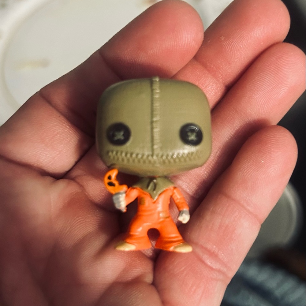 Funko Pop Mini Figure with Orange Suit